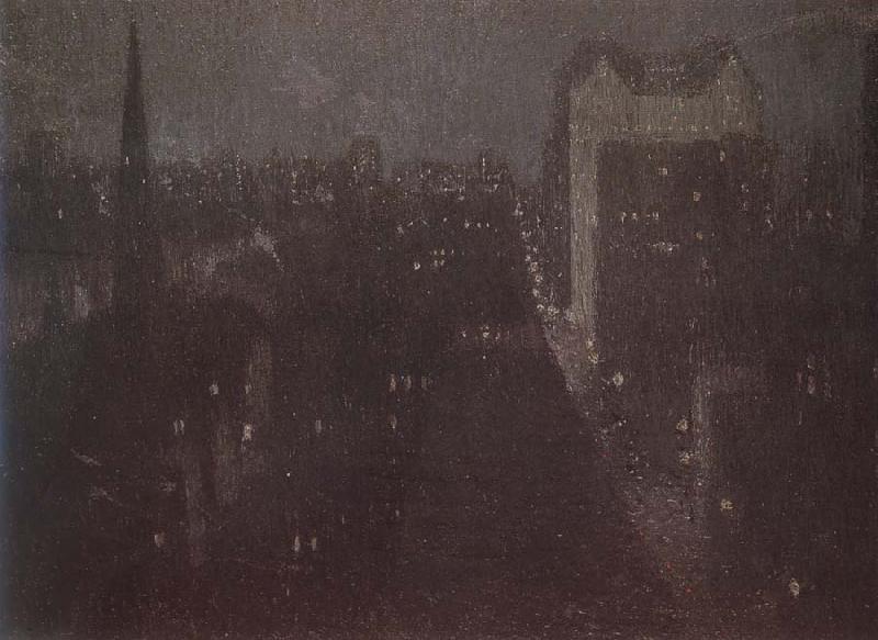 Alden J Weir The Plaza Nocturne